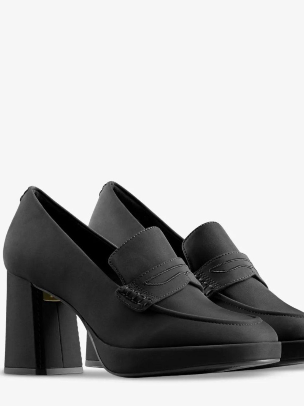 Martine Rose x Clarks Women's Black & Grey Heeled Loafers